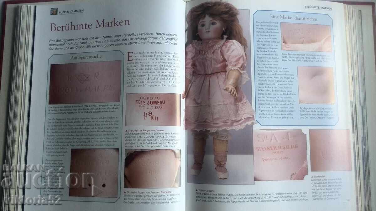 Auction  "Puppen" Scrapbook Album Set for Antique Dolls