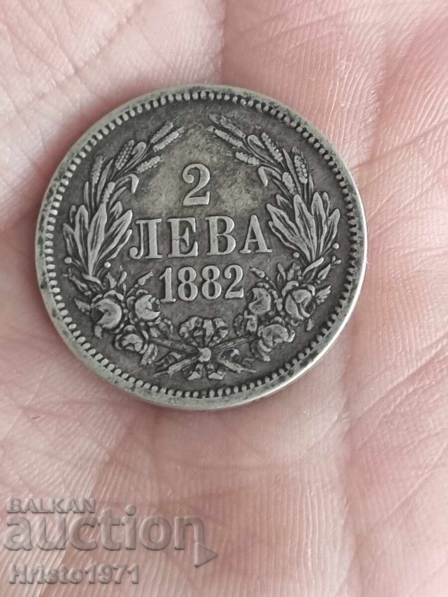 2 лева 1882