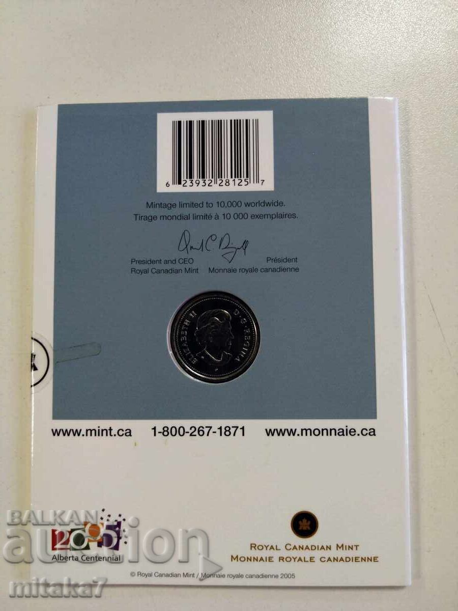 Licitație 25 cenți 2005, Canada