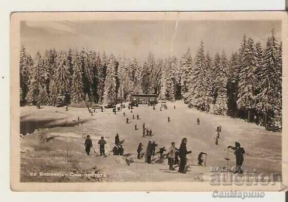 Картичка  България  Боровец Ски писта**