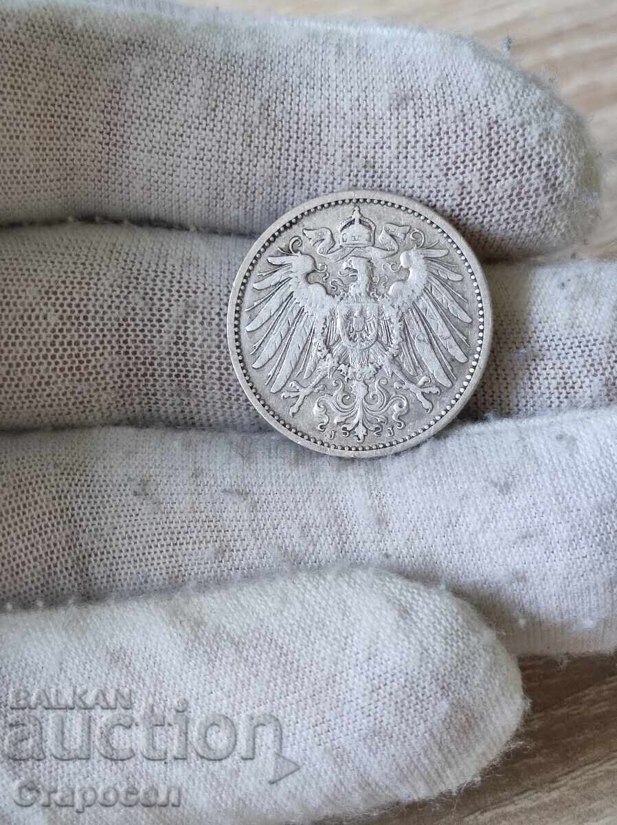 1 Mark 1904 "J" Germany with price 40.00 BGN | € 20.45
