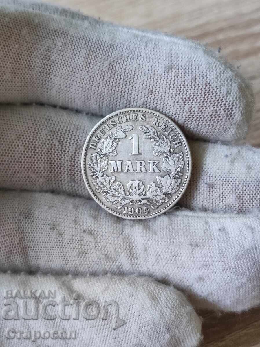 1 Mark 1904 "J" Germany