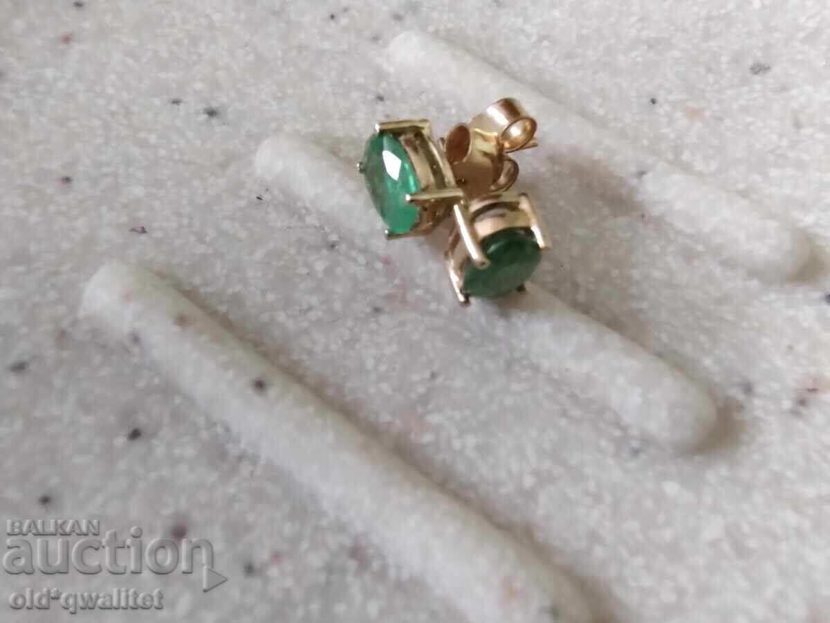 Δημοπρασία Χρυσά σκουλαρίκια / Σμαράγδι / Σμαράγδια Δημοπρασία Χρυσά σκουλαρίκια / Σμαράγδι / Σμαράγδια