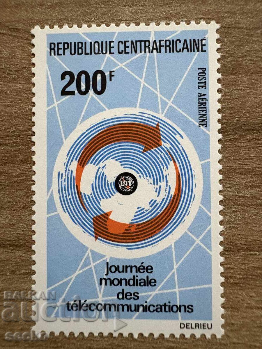 CAR - World Telecommunication Day (1973) MNH CAR - World Telecommunication Day (1973) MNH