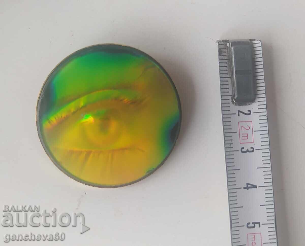 Vintage rare brooch 3D hologram - 5