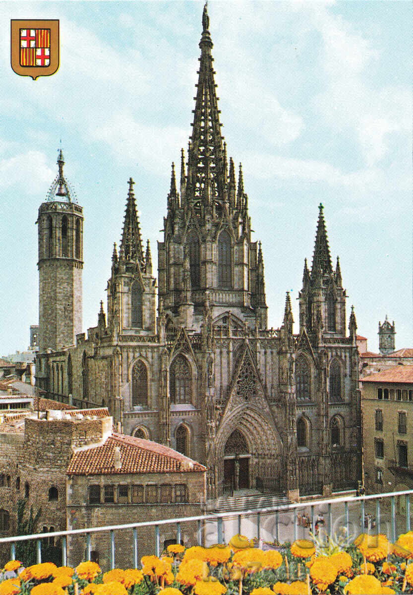 ❤️ ⭐ Κάρτα Ισπανία Βαρκελώνη Καθεδρικός Ναός ⭐ ❤️ ❤️ ⭐ Κάρτα Ισπανία Βαρκελώνη Καθεδρικός Ναός ⭐ ❤️