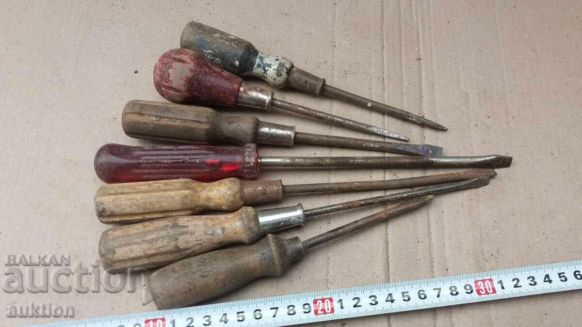 LOT DE 7 BUCĂȚI ȘURUBELNIȚE LOT DE 7 BUCĂȚI ȘURUBELNIȚE