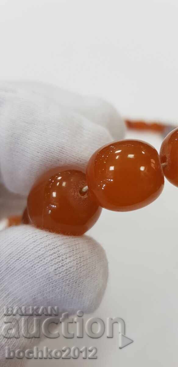 Κολιέ, περιδέραιο από κεχριμπάρι - 35 γρ. 1950 - 1960 με τιμή 130.00 BGN | € 66.47 Κολιέ, περιδέραιο από κεχριμπάρι - 35 γρ. 1950 - 1960 με τιμή 130.00 BGN | € 66.47