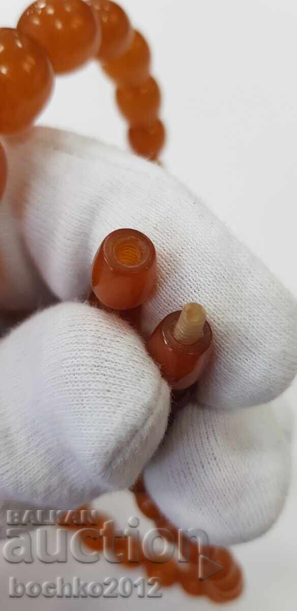 Κολιέ, περιδέραιο από κεχριμπάρι - 35 γρ. 1950 - 1960 - 5 Κολιέ, περιδέραιο από κεχριμπάρι - 35 γρ. 1950 - 1960 - 5