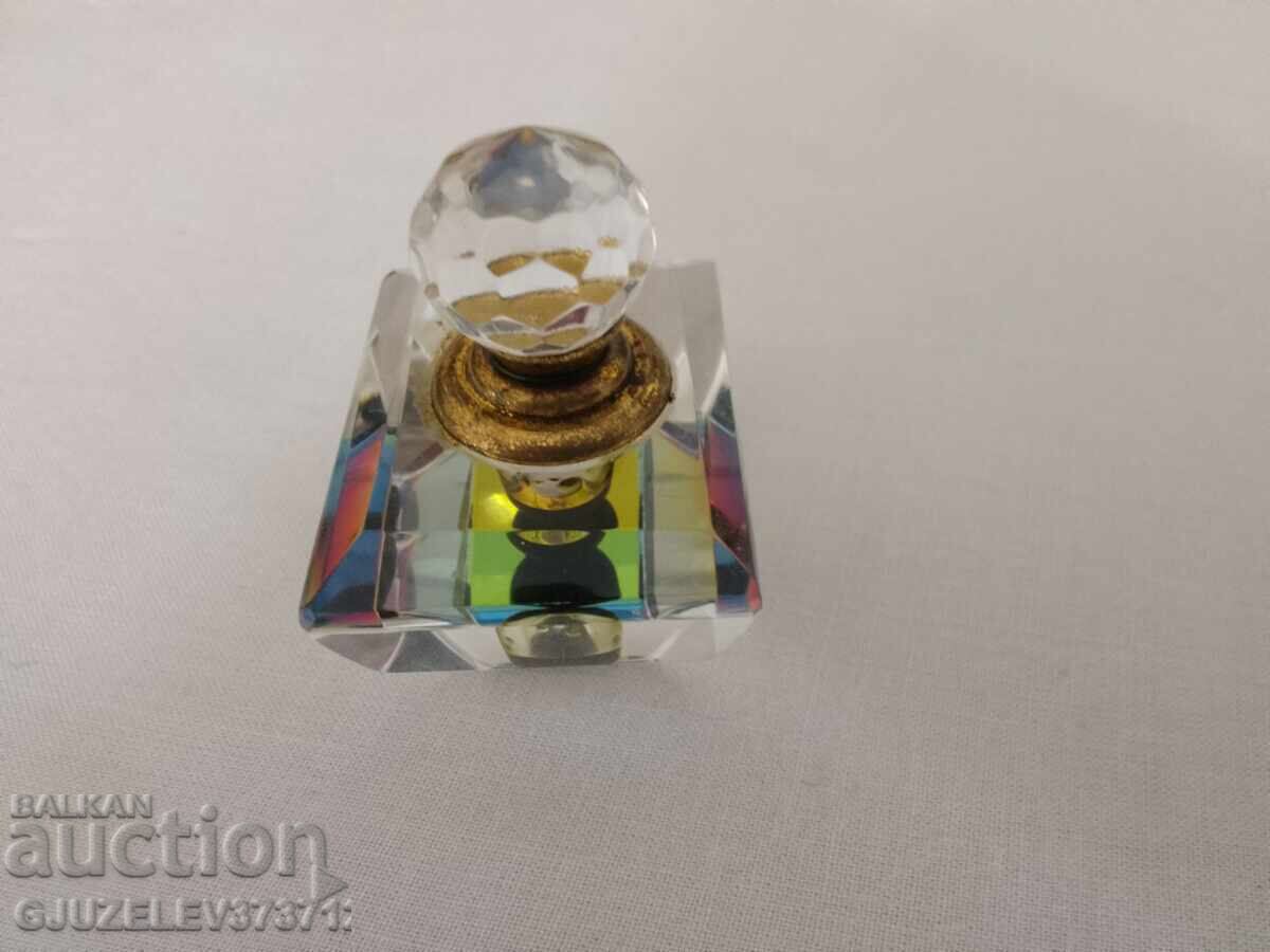 Old collectible crystal perfume bottle with price 150.00 BGN | € 76.69