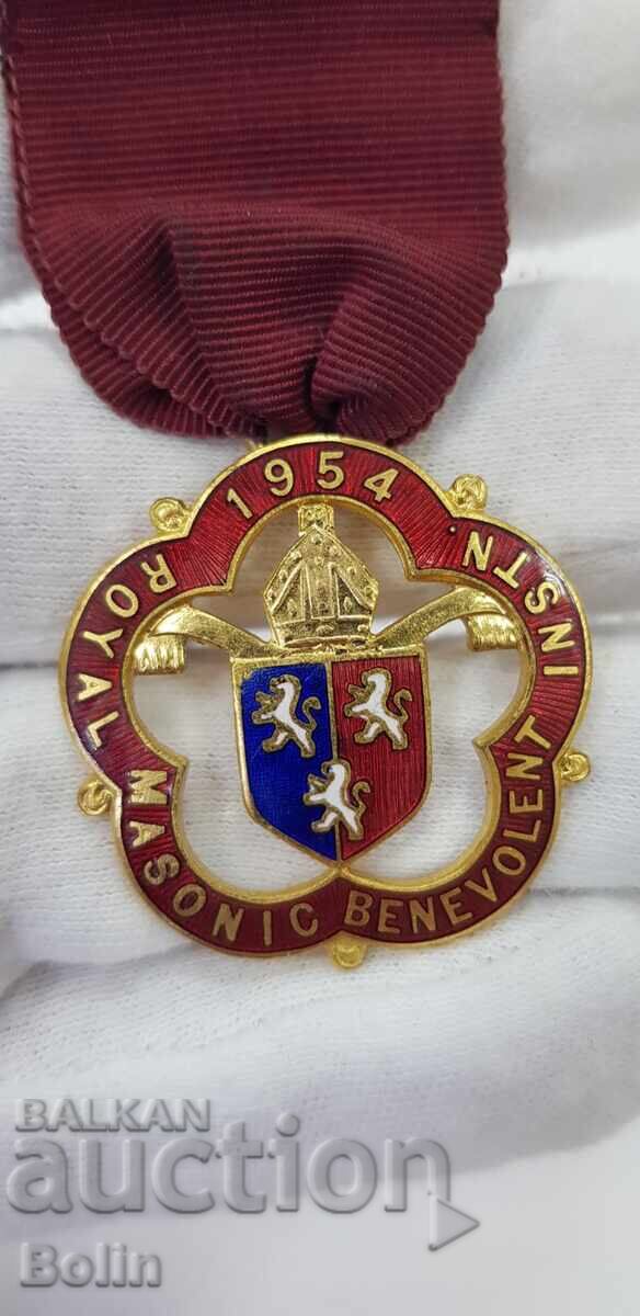 Delivery of Collectible Masonic Medal, Order, Badge 1954 England, London