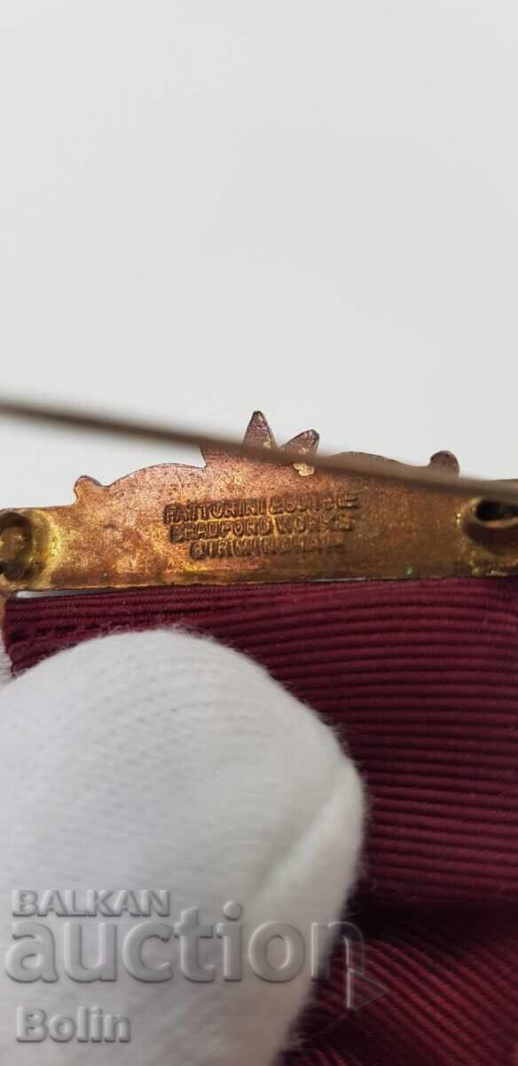 Колекционен Масонски медал,орден,знак 1954г. Англия, Лондон - 6