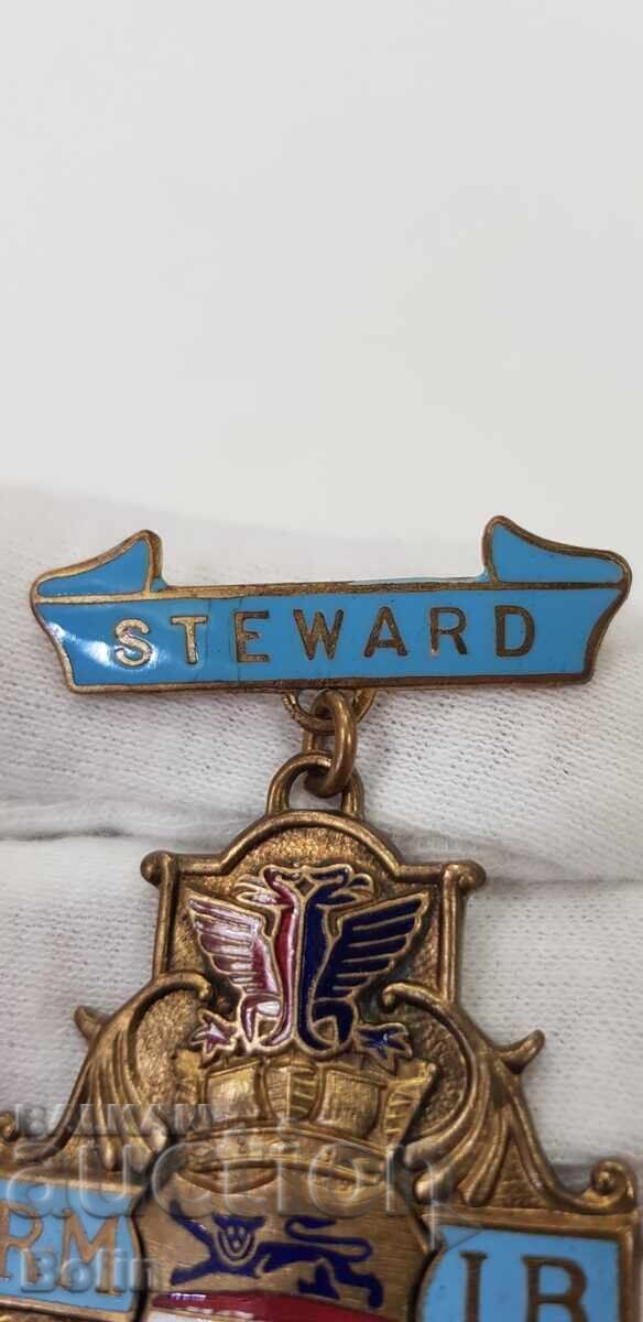 Delivery of Collectible Masonic Medal, Order, Badge 1960 England, London Delivery of Collectible Masonic Medal, Order, Badge 1960 England, London