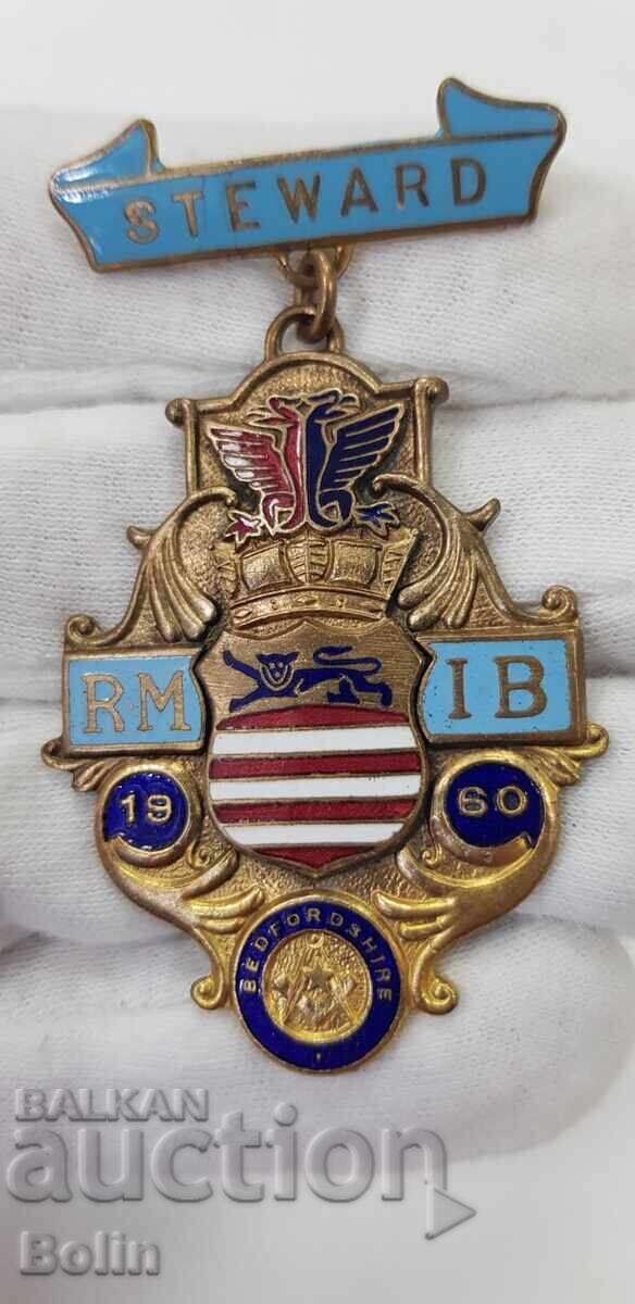 Collectible Masonic Medal, Order, Badge 1960 England, London - 5 Collectible Masonic Medal, Order, Badge 1960 England, London - 5