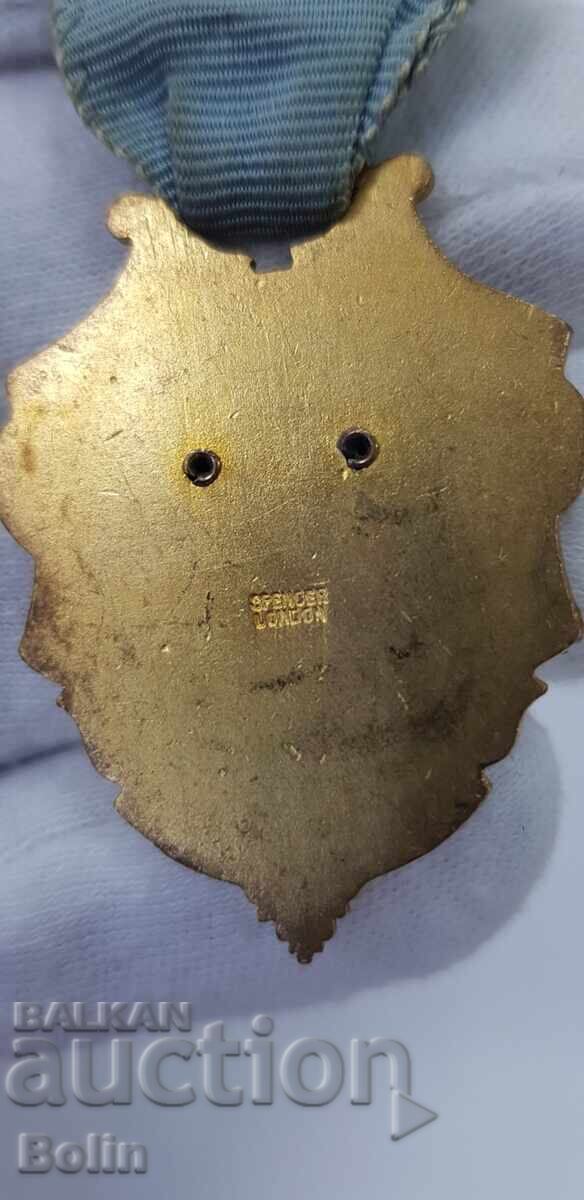 Колекционен мосонски медал,орден,знак 1954г. Англия, Лондон - 5 Колекционен мосонски медал,орден,знак 1954г. Англия, Лондон - 5