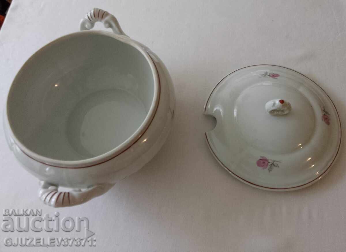 Σουπιέρα ρετρό βίντατζ βουλγαρικής πορσελάνης Ισις - 7 Σουπιέρα ρετρό βίντατζ βουλγαρικής πορσελάνης Ισις - 7