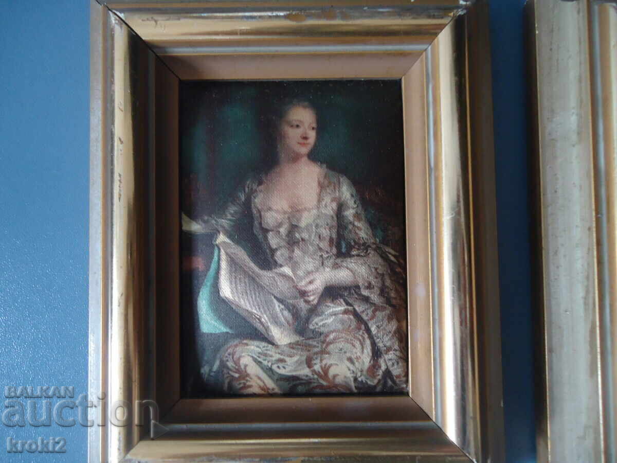 Două tablouri retro, print sau ceva similar cu preț € 15.00 | 29.34 BGN