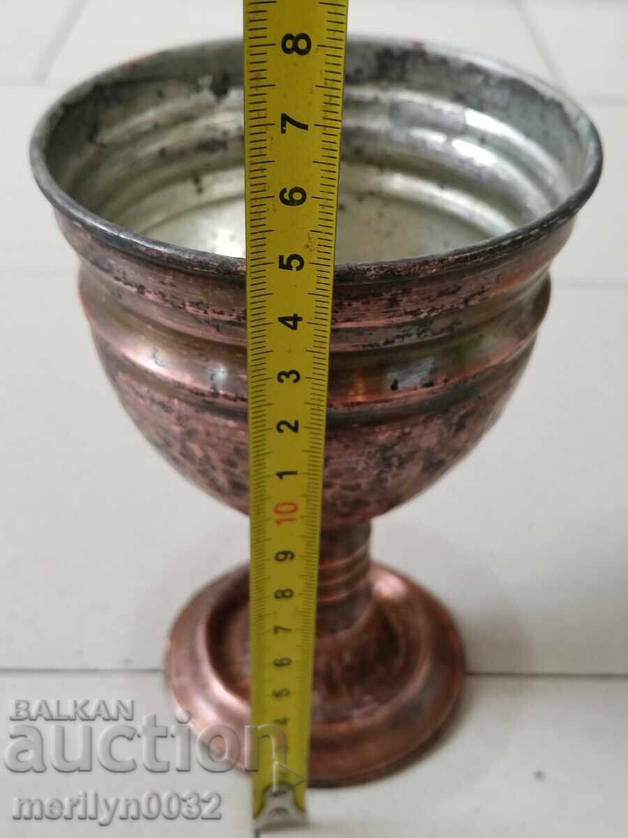 Бакърена чаша бокал меден съд бакър - 6 Бакърена чаша бокал меден съд бакър - 6