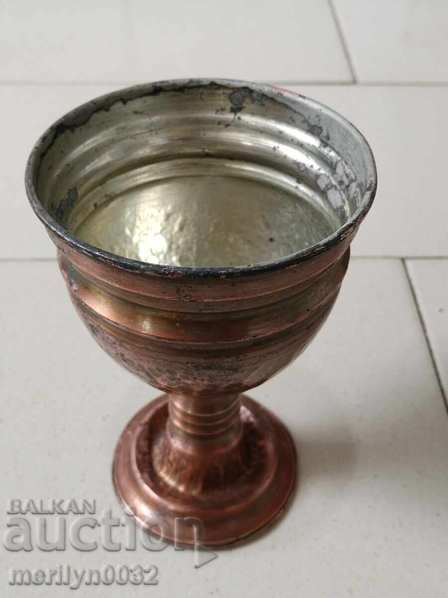 Бакърена чаша бокал меден съд бакър Бакърена чаша бокал меден съд бакър