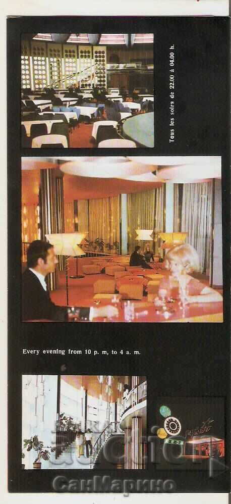 Advertising flyer Sunny Beach Bar-variety show with price 2.50 BGN | € 1.28 Advertising flyer Sunny Beach Bar-variety show with price 2.50 BGN | € 1.28