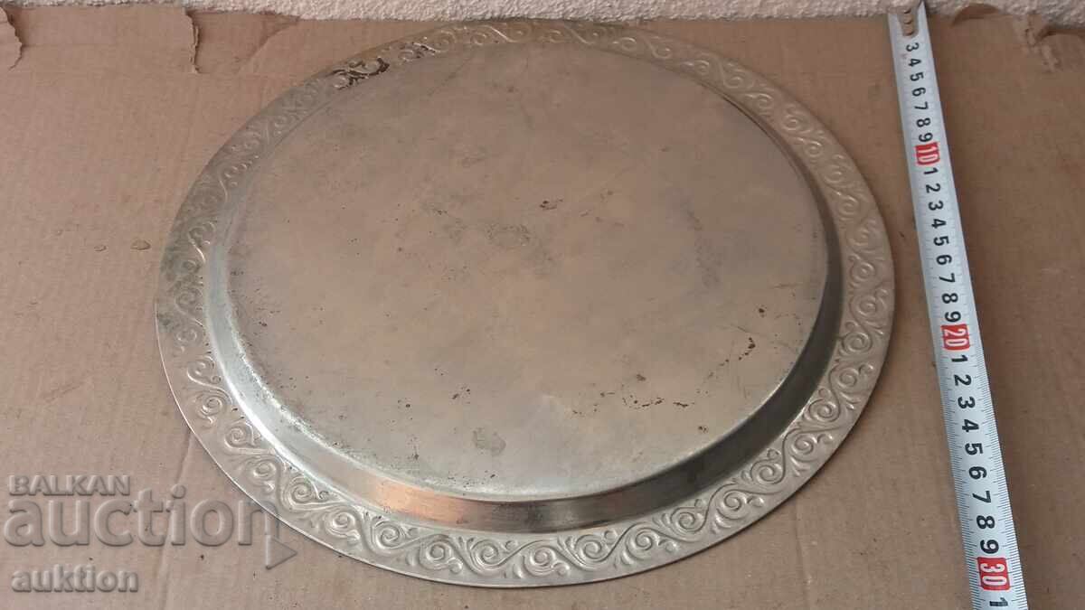 Αριστοκρατικό, στιβαρό χάλκινο δίσκος για καφέ - 7