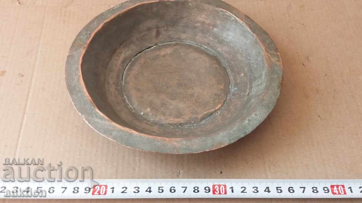 Forged Copper Pot, Bowl Tray Forged Copper Pot, Bowl Tray