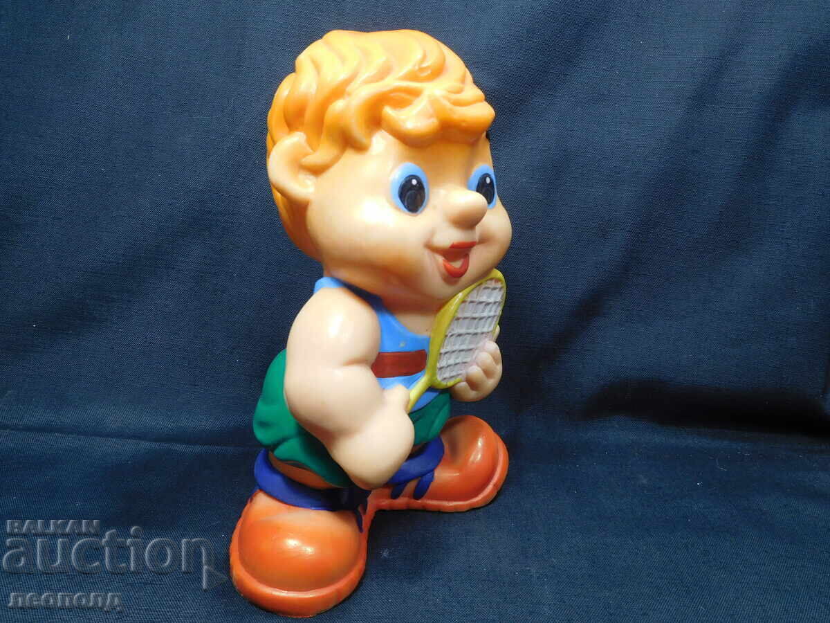 Δημοπρασία ΠΑΛΙΟ ΡΕΤΡΟ ΣΟΣ ΣΣΣΡ ΛΑΣΤΙΧΕΝΙΟ ΠΑΙΧΝΙΔΙ ΚΟΥΚΛΑ ΤΕΝΙΣΤΗΣ