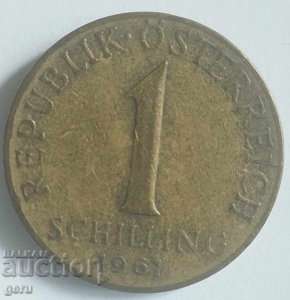 AUSTRIA 1 Schilling 1961 je5 with price 0.01 BGN | € 0.01 AUSTRIA 1 Schilling 1961 je5 with price 0.01 BGN | € 0.01
