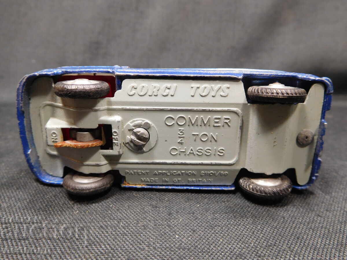 VECHIUL RETRO METALIC COMER POLICE VAN CORGI TOYS - 6 VECHIUL RETRO METALIC COMER POLICE VAN CORGI TOYS - 6