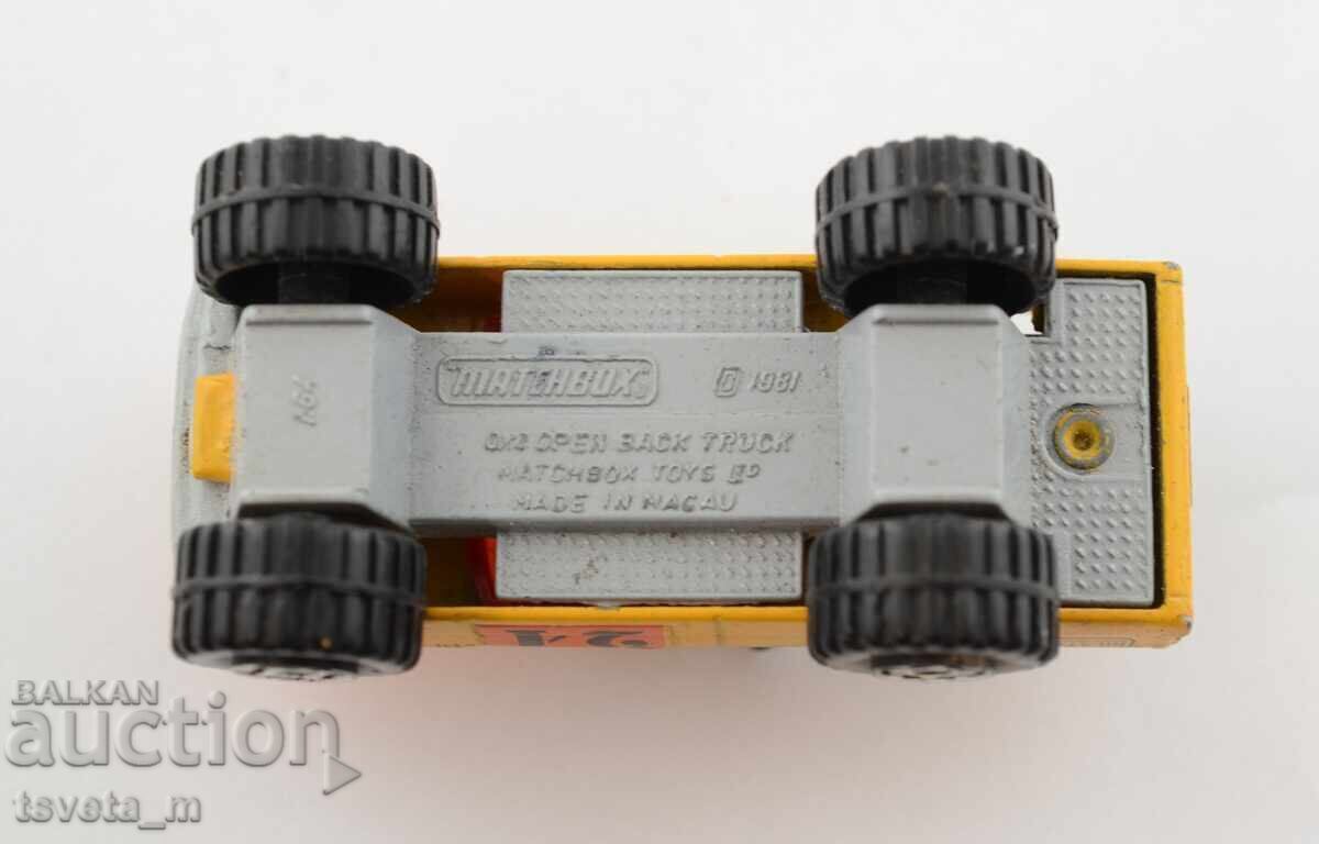 Matchbox MACAU 1981 OPEN BACK PICK UP TRUCK - 6 Matchbox MACAU 1981 OPEN BACK PICK UP TRUCK - 6