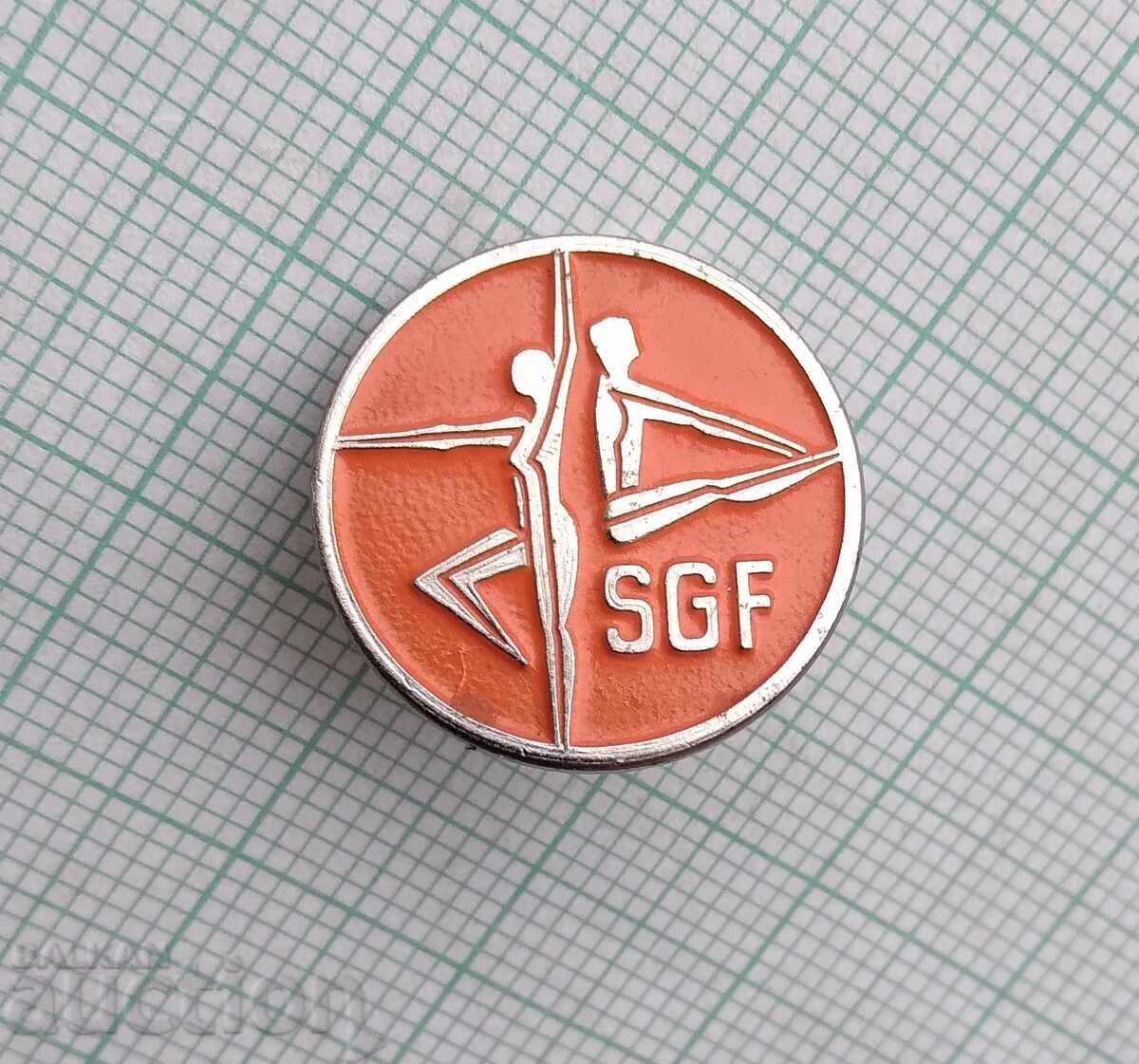 18699 Badge - SGF - Gymnastics Sweden with price 2.00 BGN | € 1.02 18699 Badge - SGF - Gymnastics Sweden with price 2.00 BGN | € 1.02