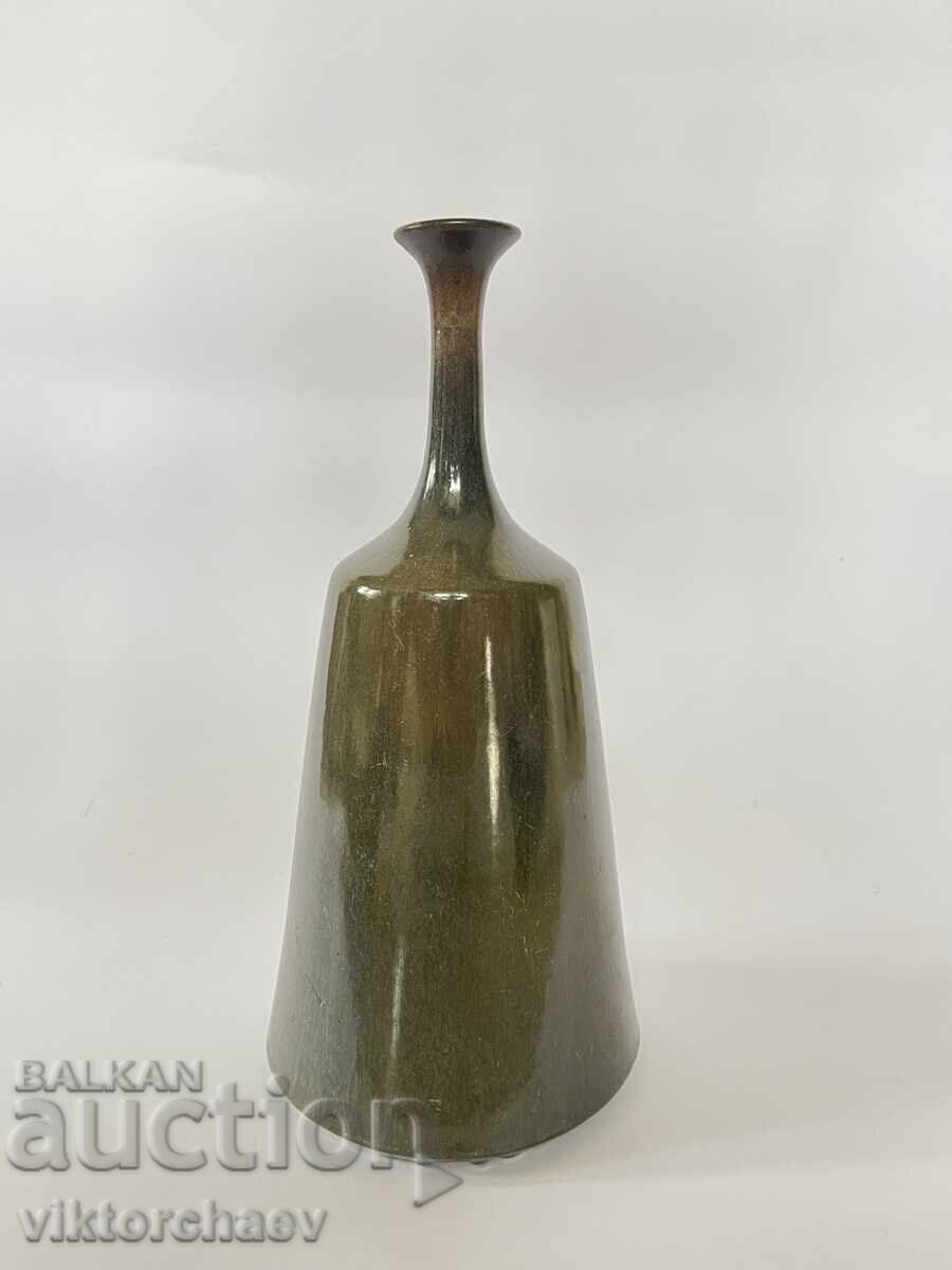Decorative ceramic vase, signed (B & G) year 2005 Decorative ceramic vase, signed (B & G) year 2005