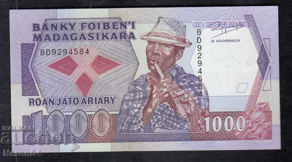 1000 Francs 1988, Madagascar 1000 Francs 1988, Madagascar