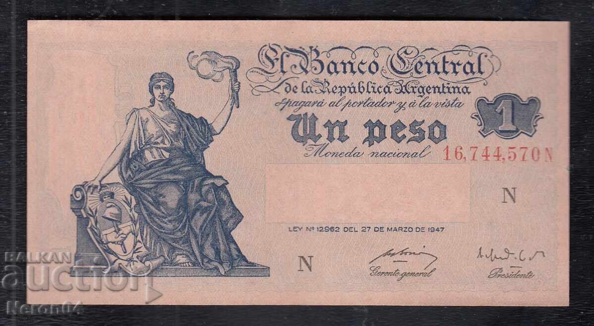 1 Peso 1947, Argentina