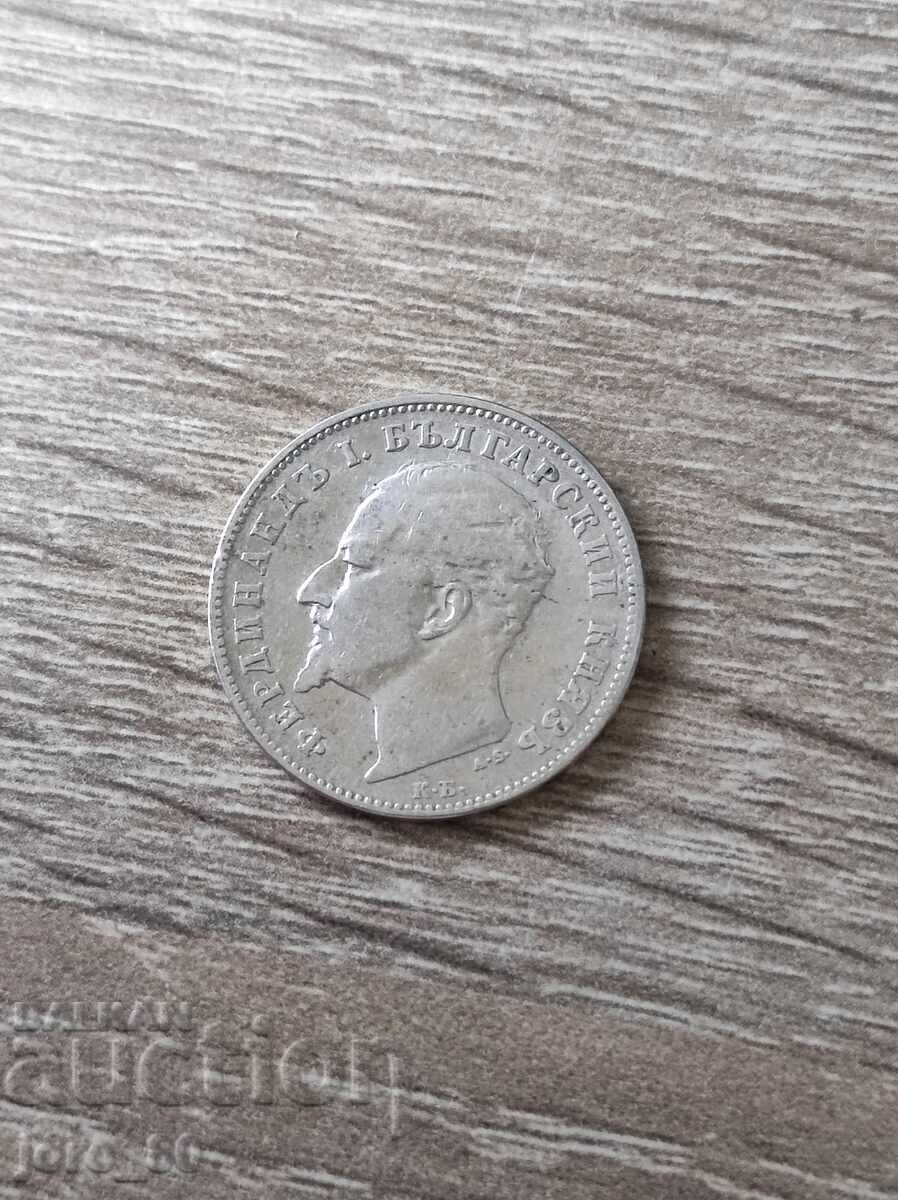 1 лев 1894 година България с цена 50.00 лв. | € 25.56 1 лев 1894 година България с цена 50.00 лв. | € 25.56