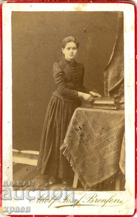 OLD PHOTOGRAPH - CARDBOARD - A. BRONFEN – SVISHTOV - M1874 OLD PHOTOGRAPH - CARDBOARD - A. BRONFEN – SVISHTOV - M1874
