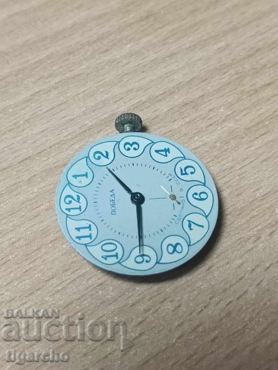 Auction Men's Pobeda Watch Movement Auction Men's Pobeda Watch Movement