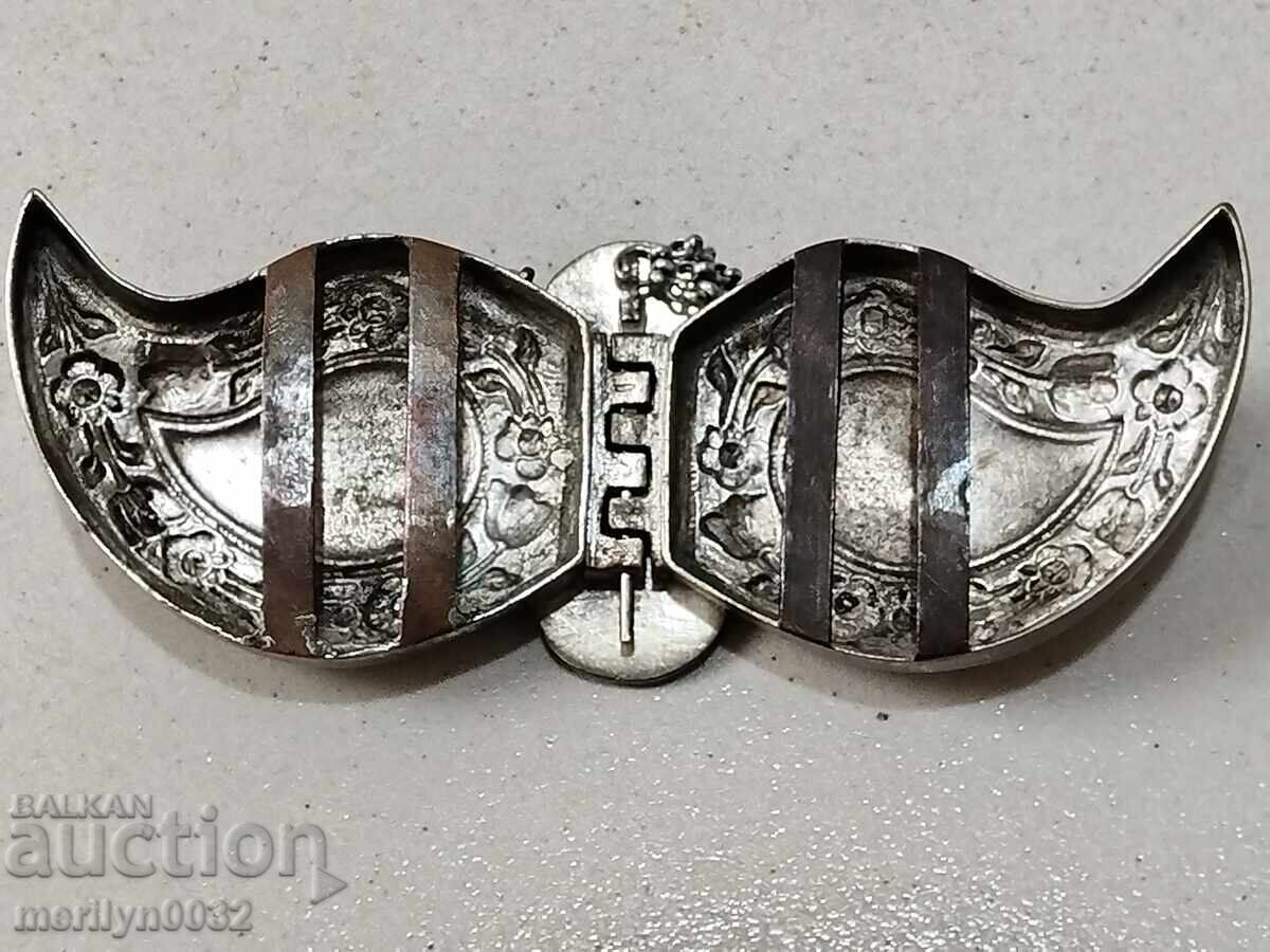 Αναγεννησιακές σφυρηλατημένες ασημένιες πάφτες με φίλντισι, πάφτες, ασήμι με τιμή 936.00 BGN | € 478.57