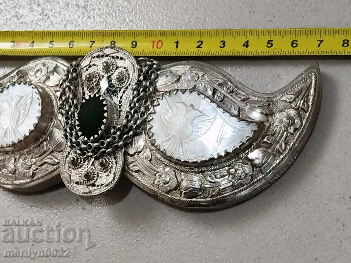 Αναγεννησιακές σφυρηλατημένες ασημένιες πάφτες με φίλντισι, πάφτες, ασήμι - 6 Αναγεννησιακές σφυρηλατημένες ασημένιες πάφτες με φίλντισι, πάφτες, ασήμι - 6