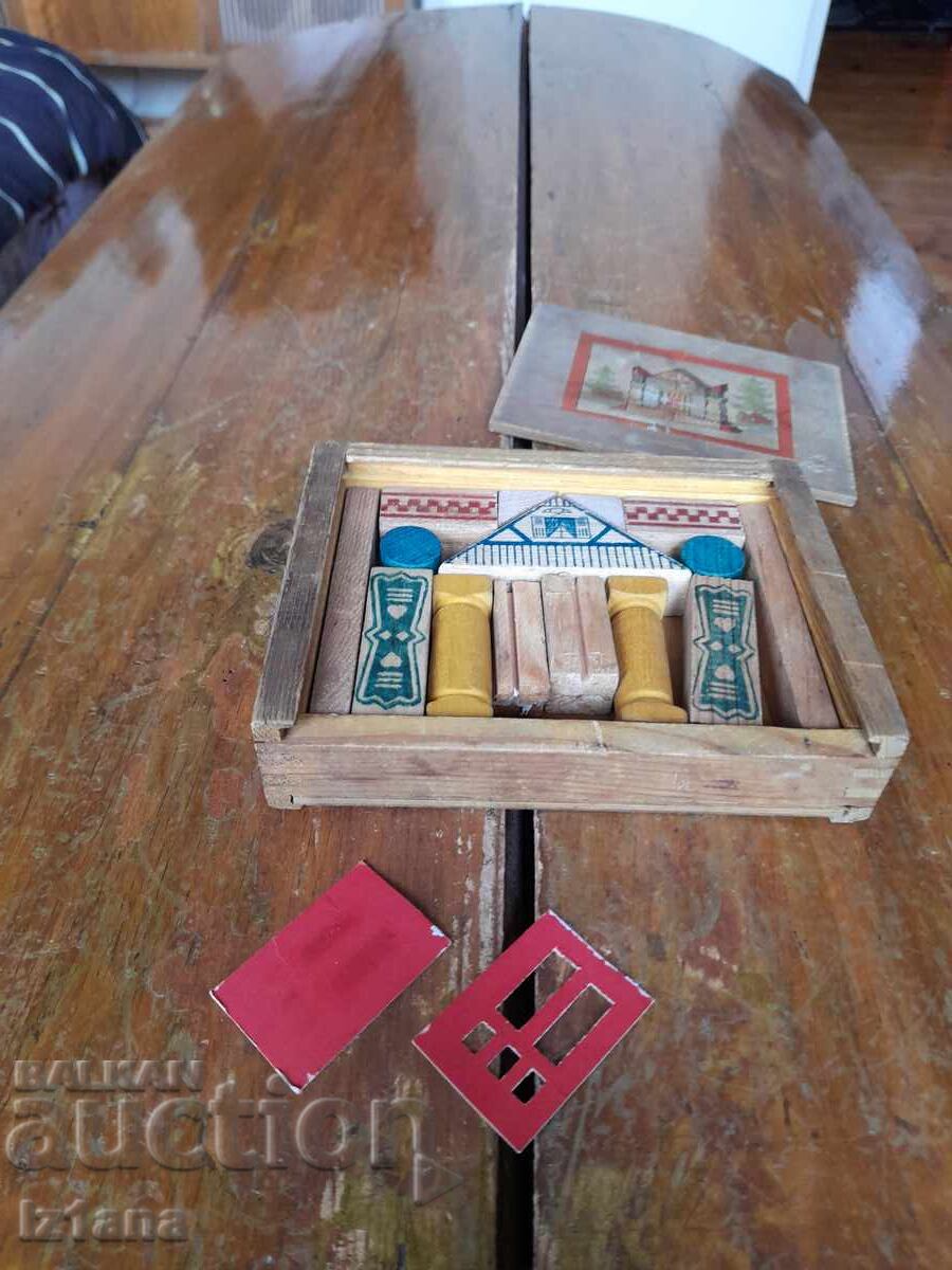 Аукцион Стар детски дървен конструктор Аукцион Стар детски дървен конструктор