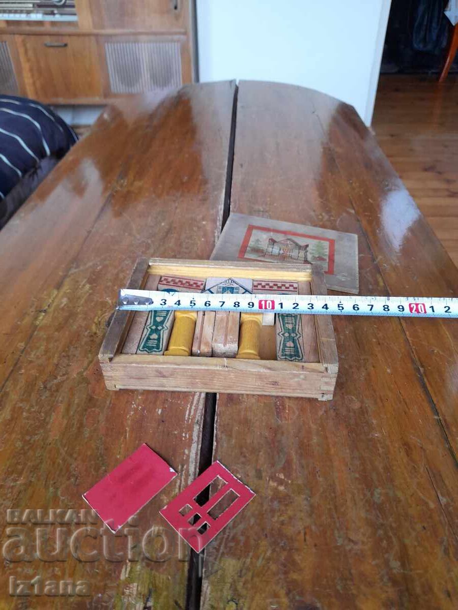 Стар детски дървен конструктор - 5 Стар детски дървен конструктор - 5