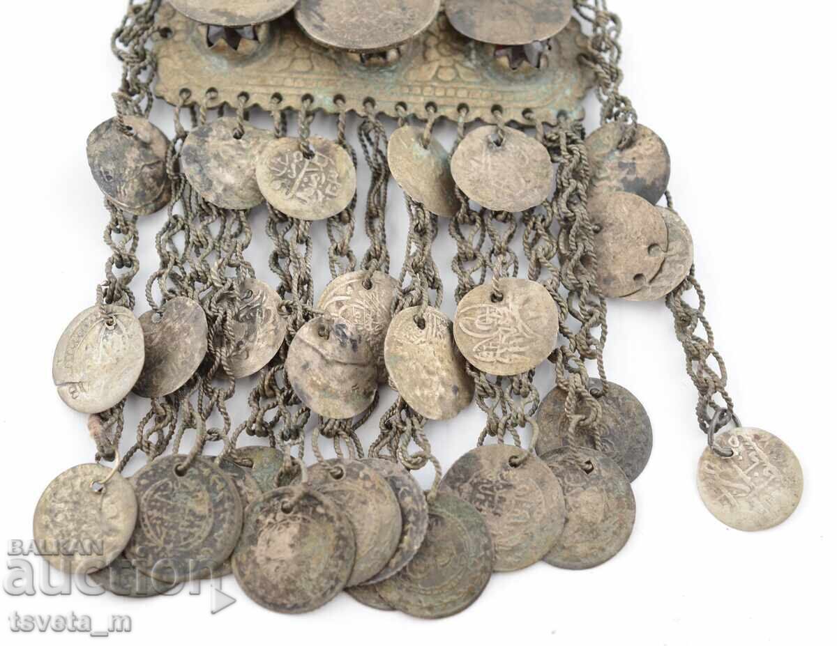 Hair ornament made of silver alloy for folk costume with price 220.00 BGN | € 112.48 Hair ornament made of silver alloy for folk costume with price 220.00 BGN | € 112.48