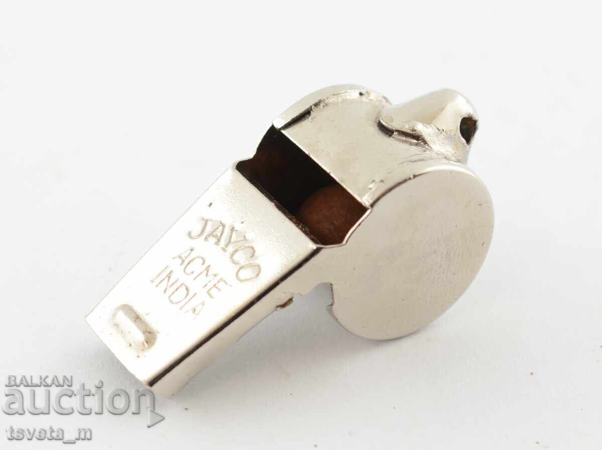 Metal Whistle JAYCO ACME INDIA with price 4.00 BGN | € 2.05 Metal Whistle JAYCO ACME INDIA with price 4.00 BGN | € 2.05
