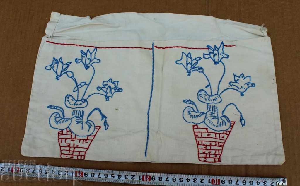 Delivery of . OLD SPOON HOLDER WITH EMBROIDERY FOR WALL UTENSILS CARPET