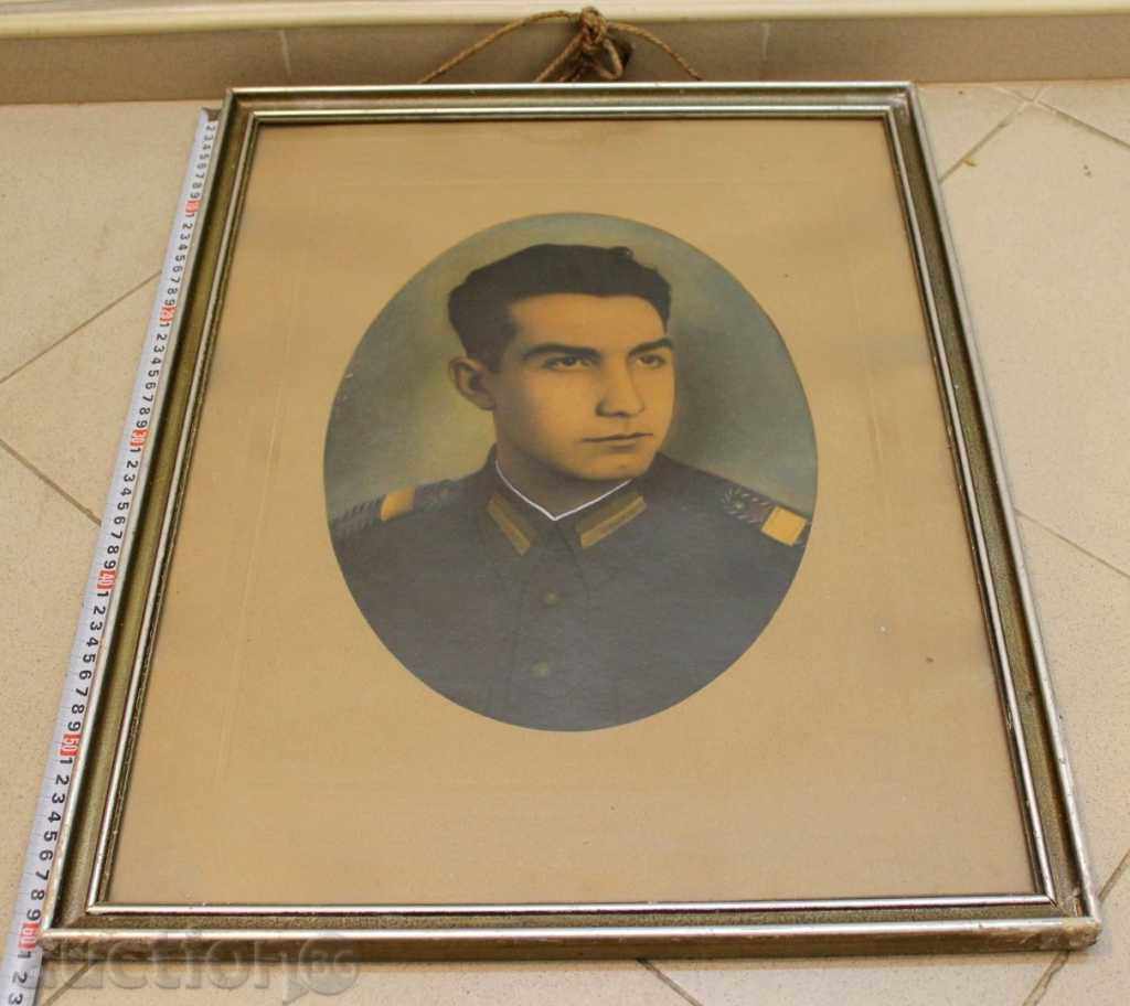 Доставка на ОГРОМЕН ЦАРСКИ ПОРТРЕТ ВОЙНИК УНИФОРМА СНИМКА КАРТОН РАМКА