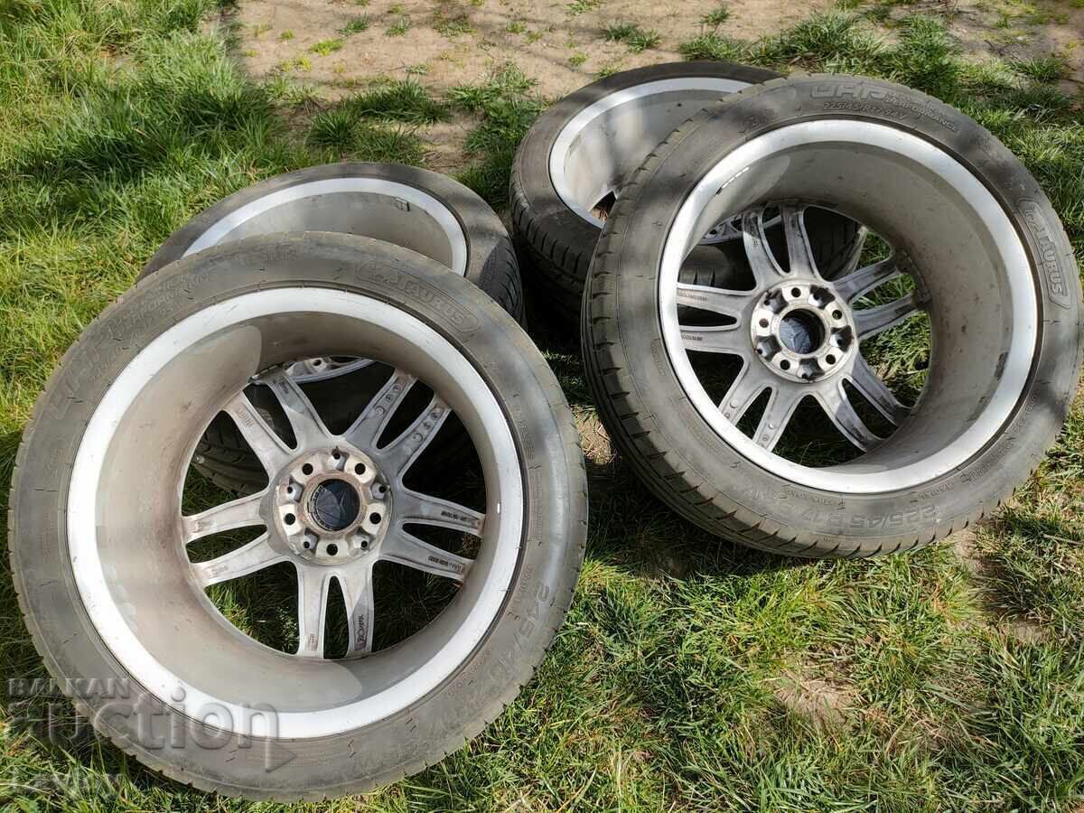 Auction Original wheels with tires for Mercedes w 204 sport package Auction Original wheels with tires for Mercedes w 204 sport package