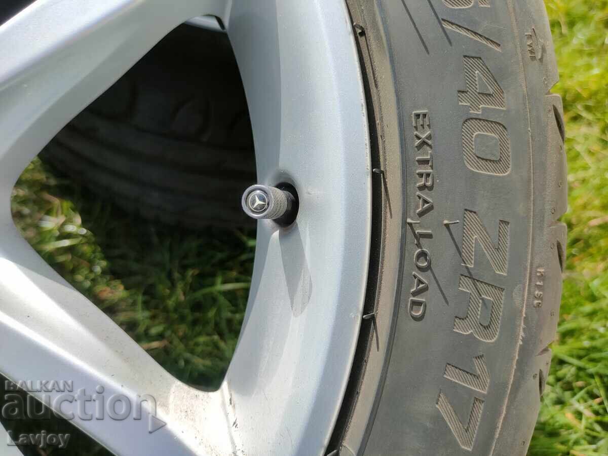 Original wheels with tires for Mercedes w 204 sport package - 5 Original wheels with tires for Mercedes w 204 sport package - 5