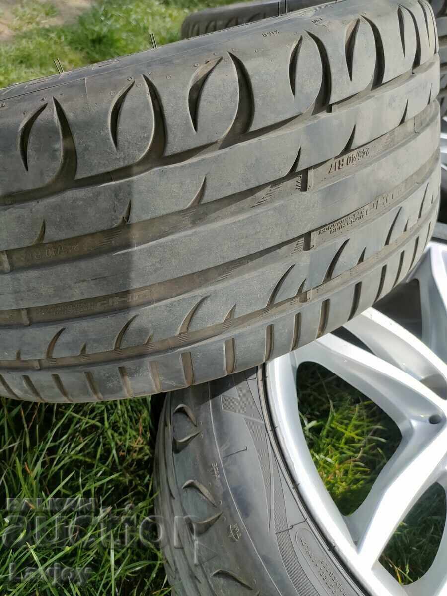 Original wheels with tires for Mercedes w 204 sport package - 6 Original wheels with tires for Mercedes w 204 sport package - 6