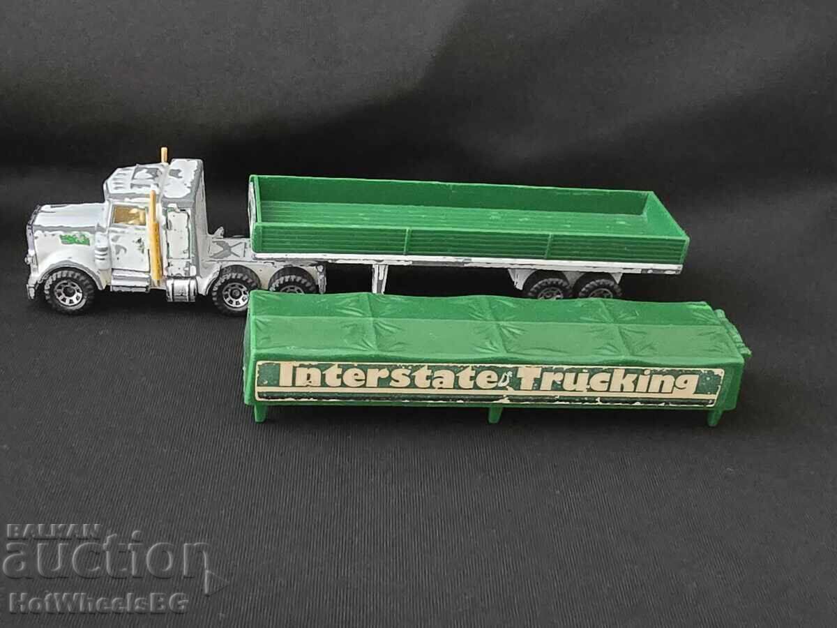 Matchbox CY 5A Peterbilt Covered Truck "Interstate Trucking" with price 20.00 BGN | € 10.23 Matchbox CY 5A Peterbilt Covered Truck "Interstate Trucking" with price 20.00 BGN | € 10.23