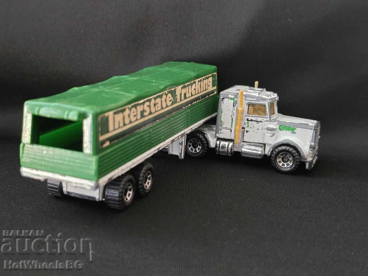 Matchbox CY 5A Peterbilt Covered Truck "Interstate Trucking" - 5 Matchbox CY 5A Peterbilt Covered Truck "Interstate Trucking" - 5